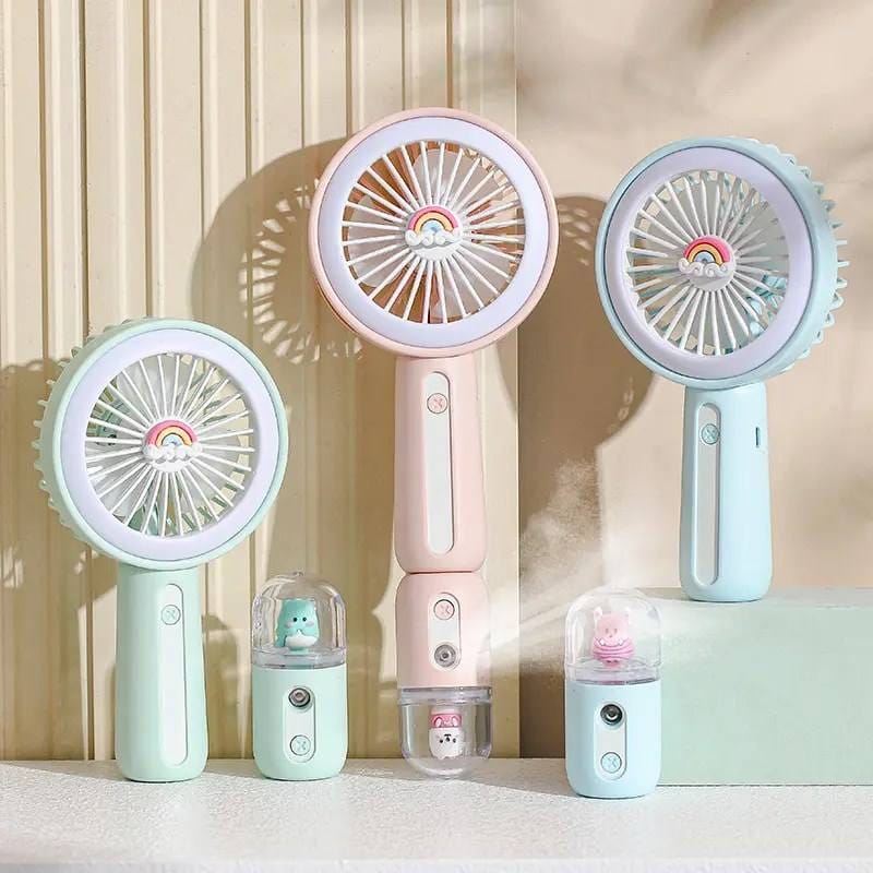 Ventilador de mano con humificador